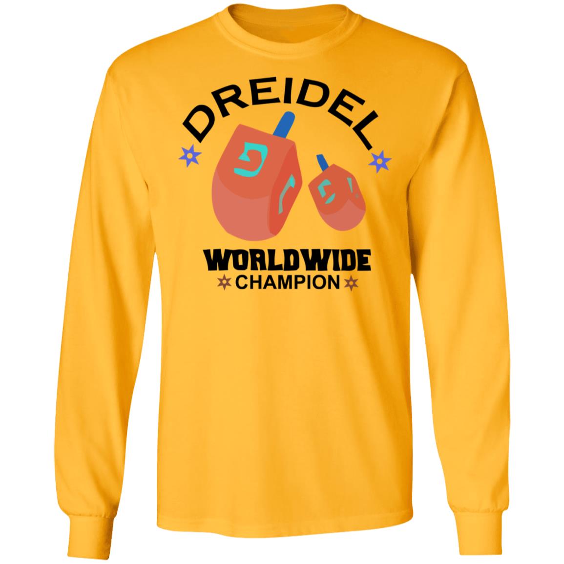 Dreidel Worldwide Champion Cute Hanukkah White T-Shirt Dreidel Worldwide Champion Cute Hanukkah White T-Shirt