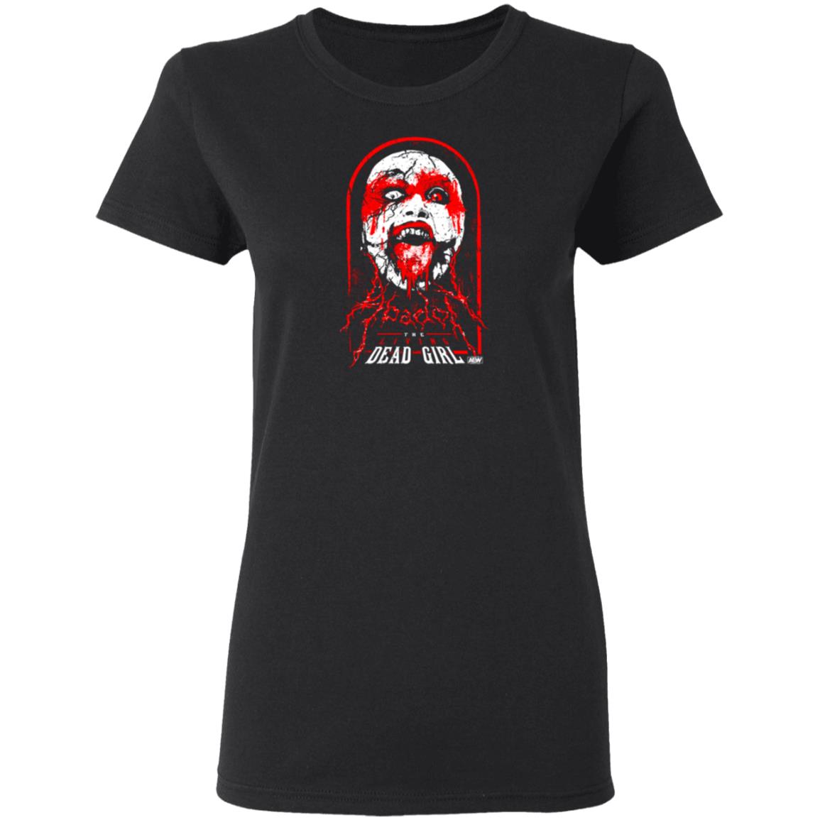 Abadon AEW Abadon The Dead Girl Tee Shirt Abadon AEW Abadon The Dead Girl Tee Shirt