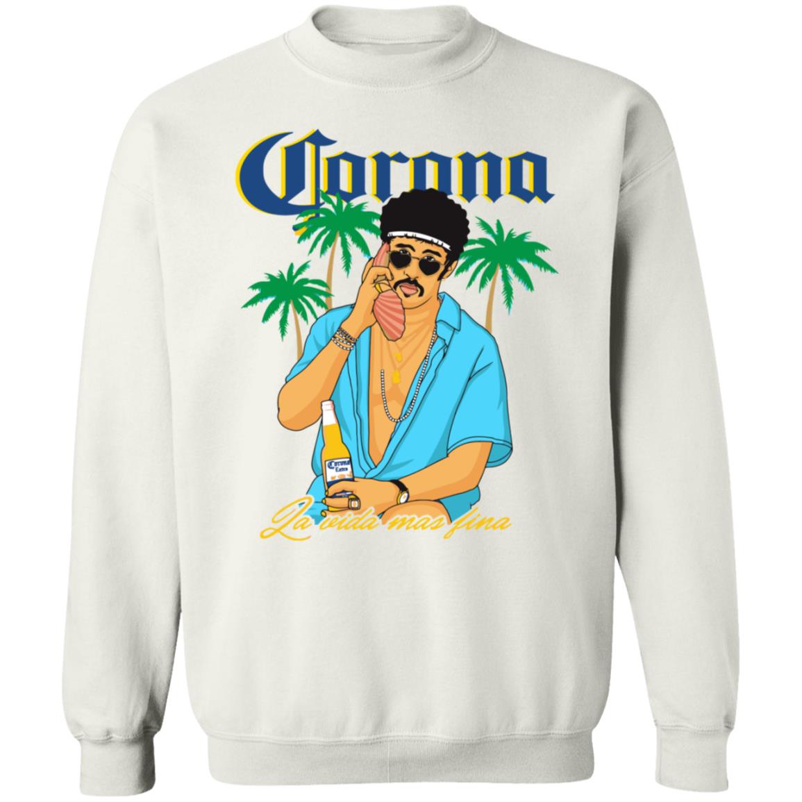 Bad bunny x Corona Beer Tee Shirt Bad bunny x Corona Beer Tee Shirt