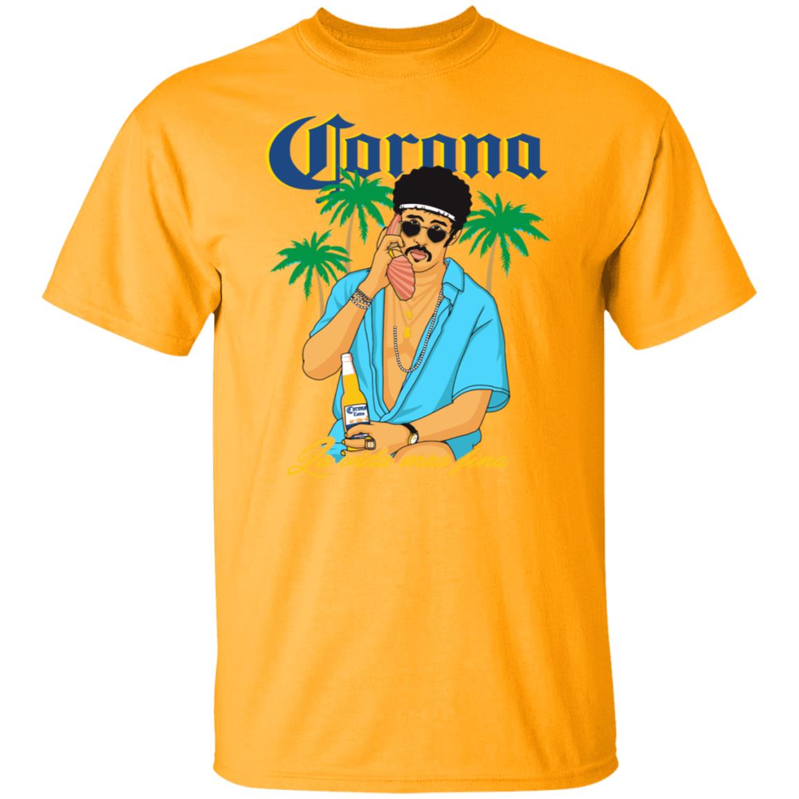 Bad bunny x Corona Beer Tee Shirt Bad bunny x Corona Beer Tee Shirt