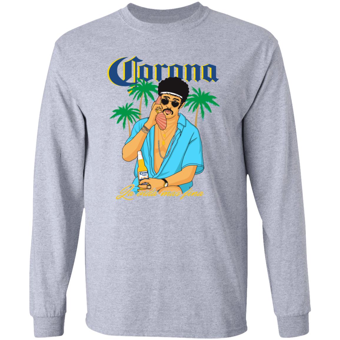 Bad bunny x Corona Beer Tee Shirt Bad bunny x Corona Beer Tee Shirt