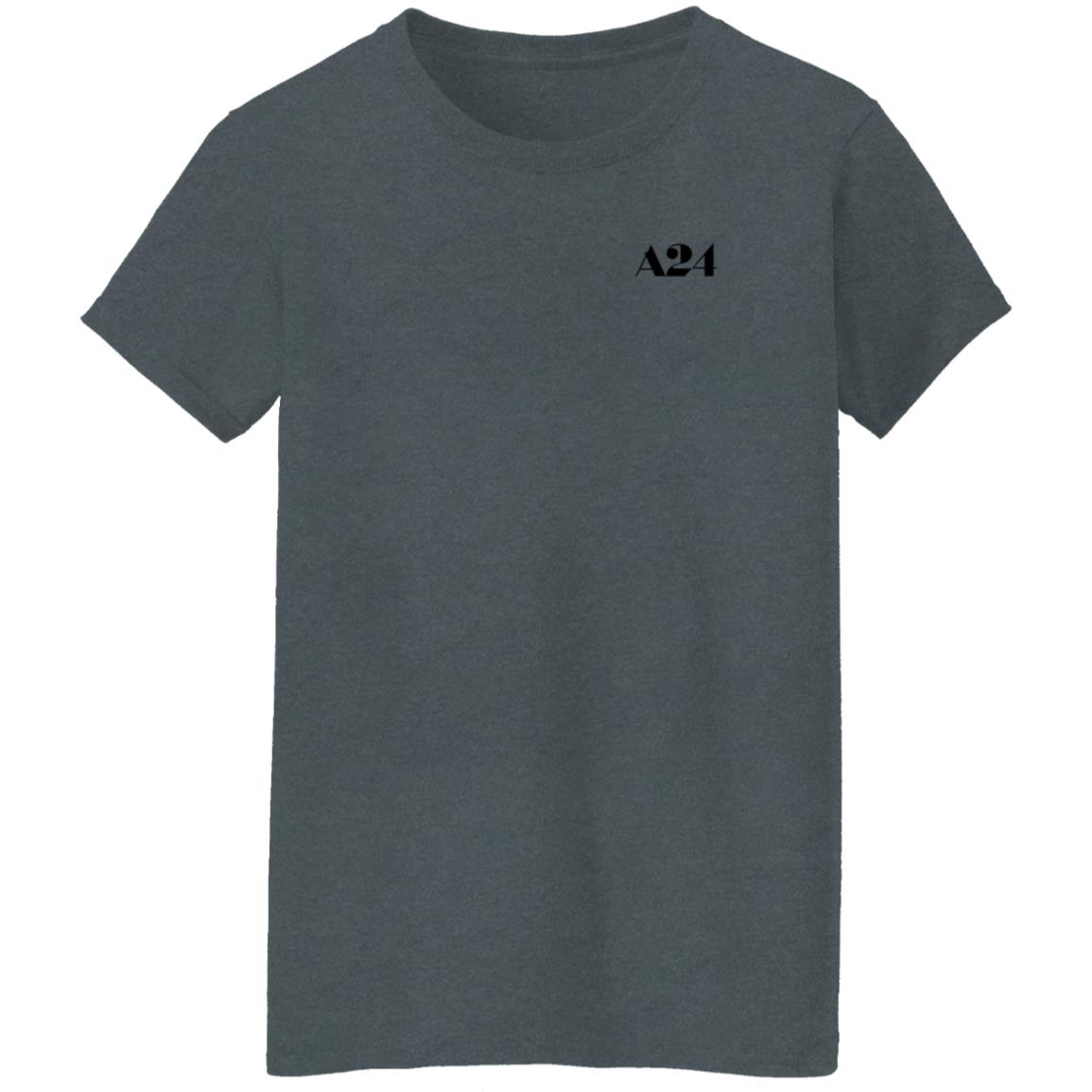 A24 Merch A24 Grey Logo Shirt A24 Merch A24 Grey Logo Shirt