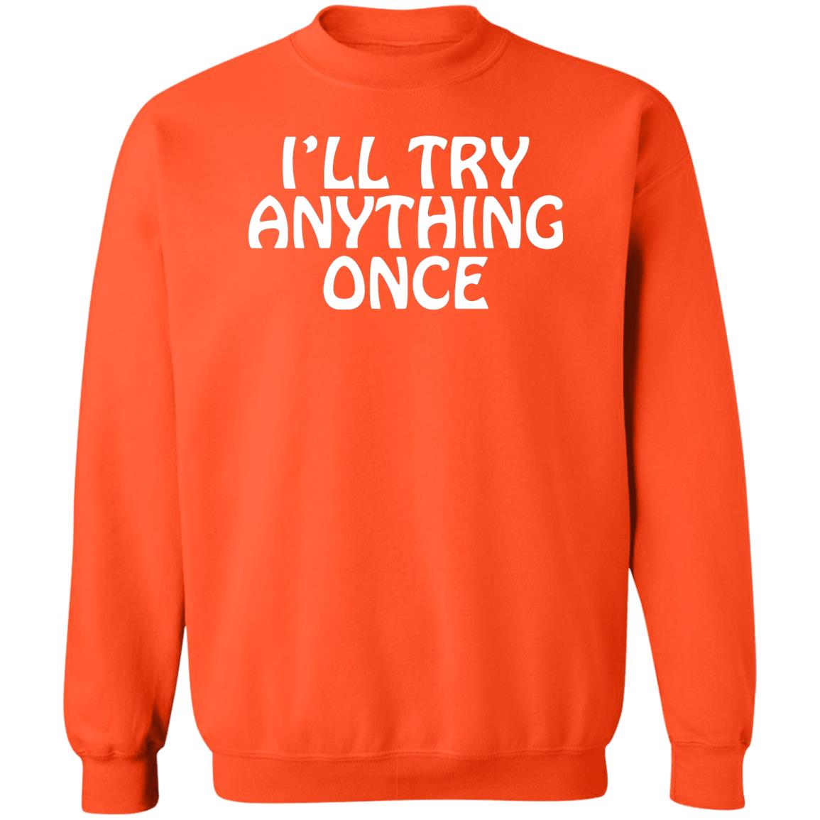 I'll Try Anything Once T Shirt I'll Try Anything Once T Shirt