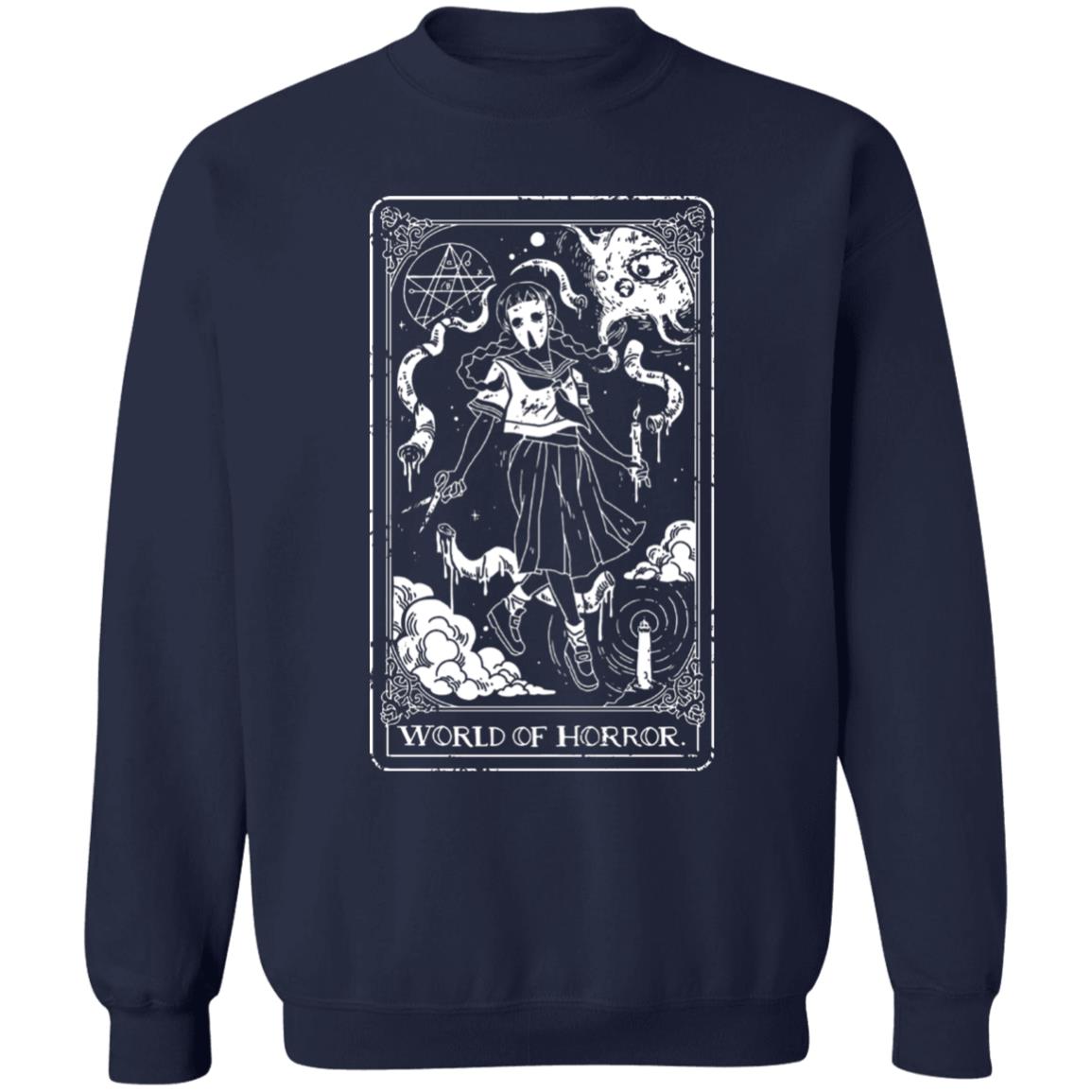 World Of Horror Merch Ominous Tarot Long Sleeved Shirt World Of Horror Merch Ominous Tarot Long Sleeved Shirt