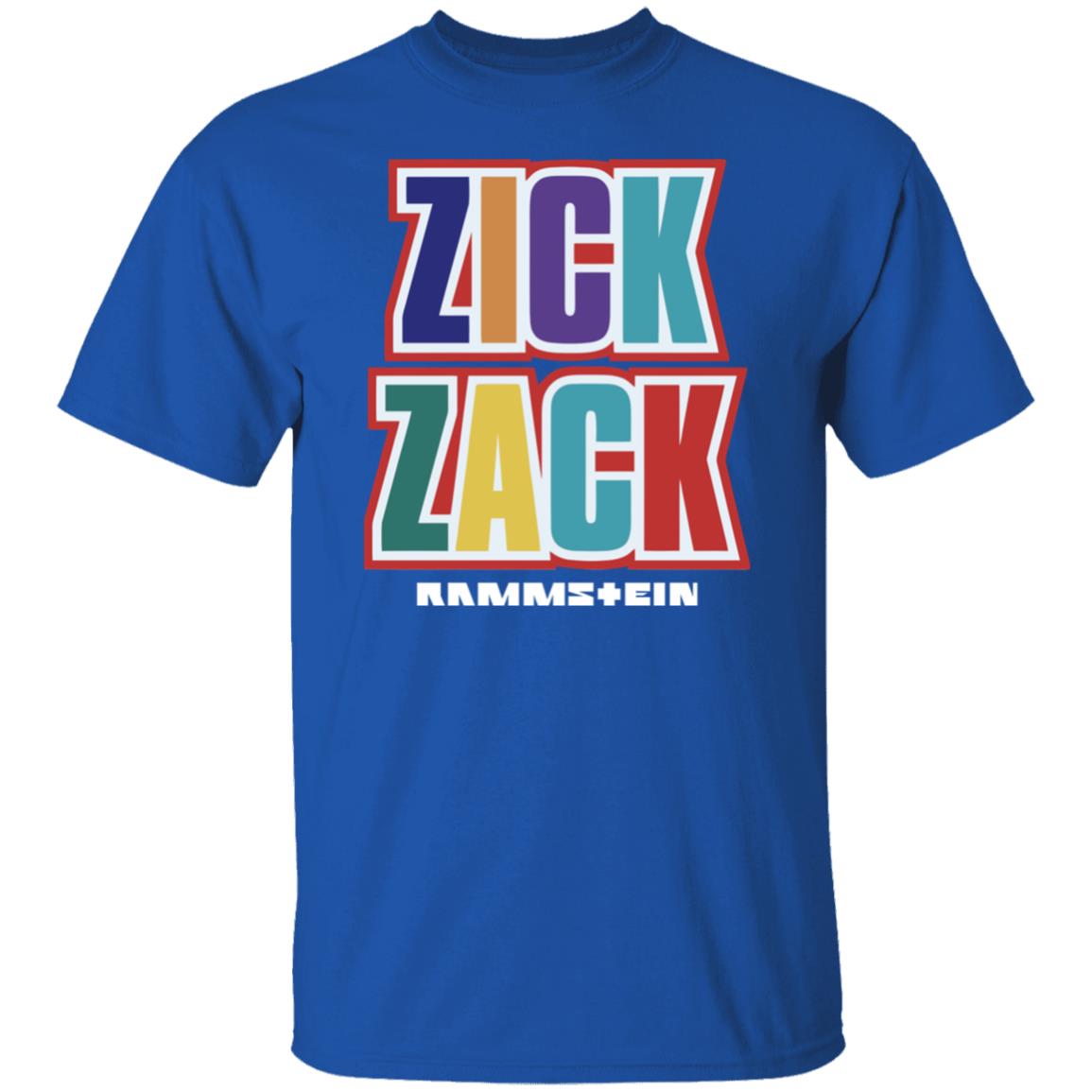 Shop Rammstein Merch Store Zick Zack Shirt