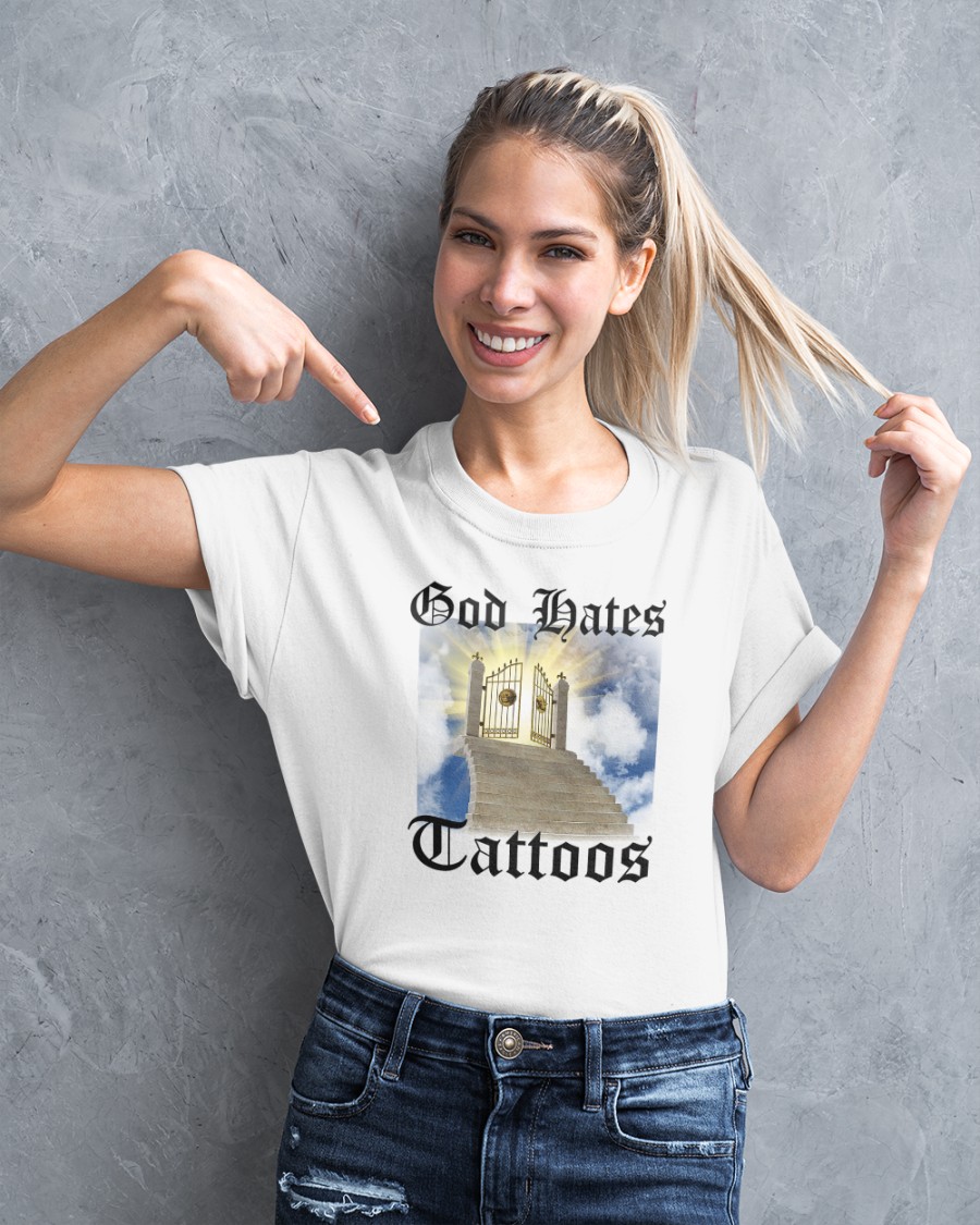 Trashcanpaul God Hates Tattoos Long Sleeve Shirt Trashcanpaul God Hates Tattoos Long Sleeve Shirt